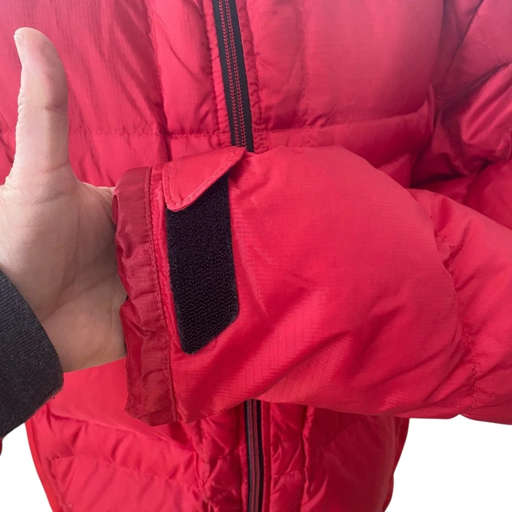 Vintage Polo Sport Ralph Lauren Red Down Feathers Puffer Jacket Men‎ Medium M